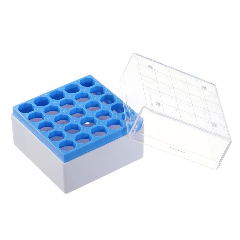 PC冻存盒透明盖设计 方便保存样本 带数字编码 方便样本查找